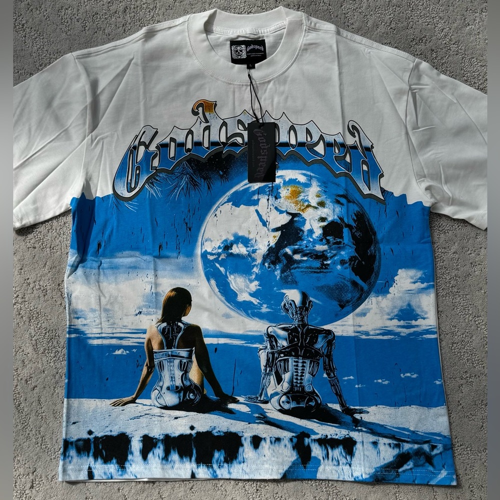 Godspeed Robot Earth shirt size LARGE